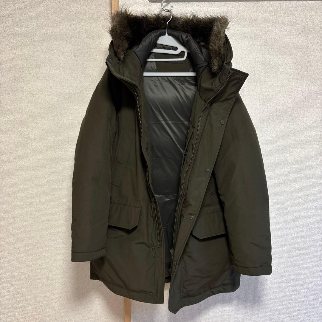 ユニクロ ウルトラウォーム ダウンコート M 史上最も暖かい フード ファー付き