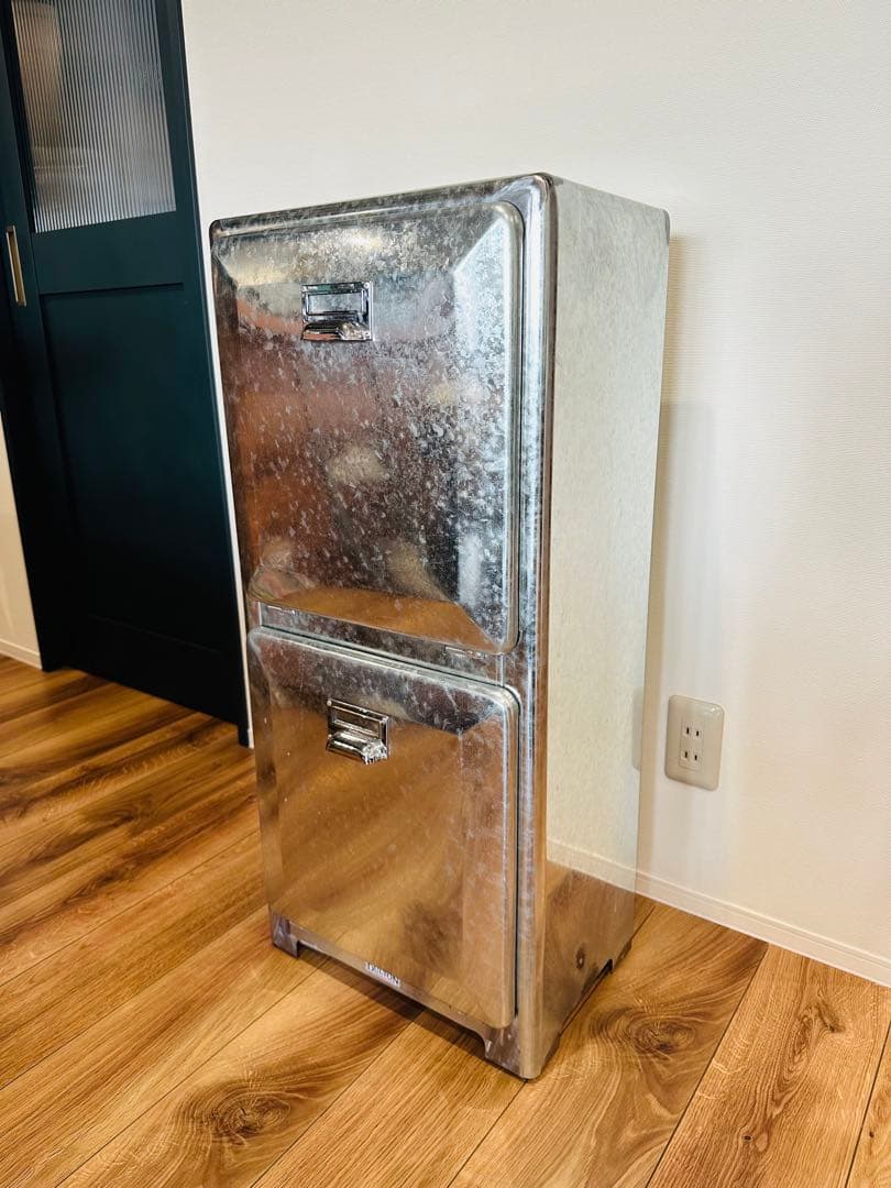 ダルトン トラッシュカン ダブルデッカー ゴミ箱 GALVANIZED