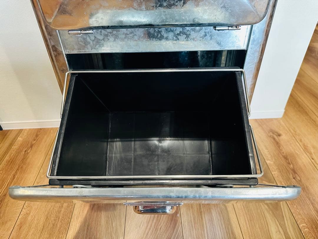 ダルトン トラッシュカン ダブルデッカー ゴミ箱 GALVANIZED