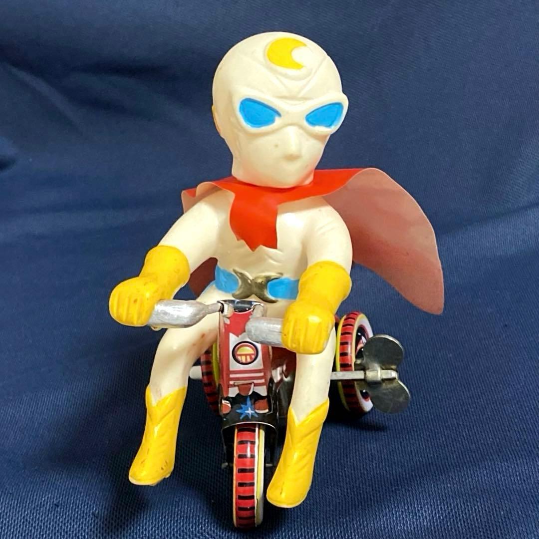 月光仮面 三輪車 ゼンマイ ベルつき