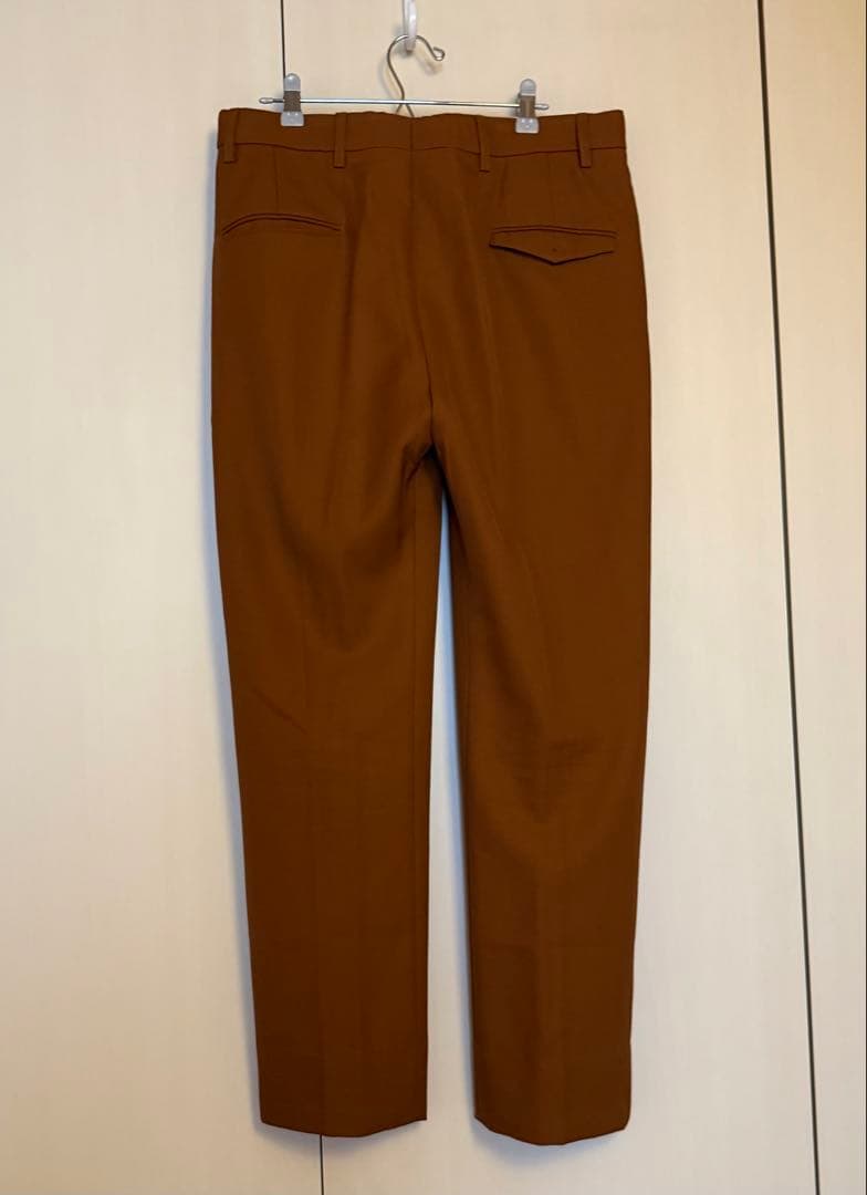 値下げ！LEMAIRE ルメール　ブラウン プリーツスラックス　メンズ