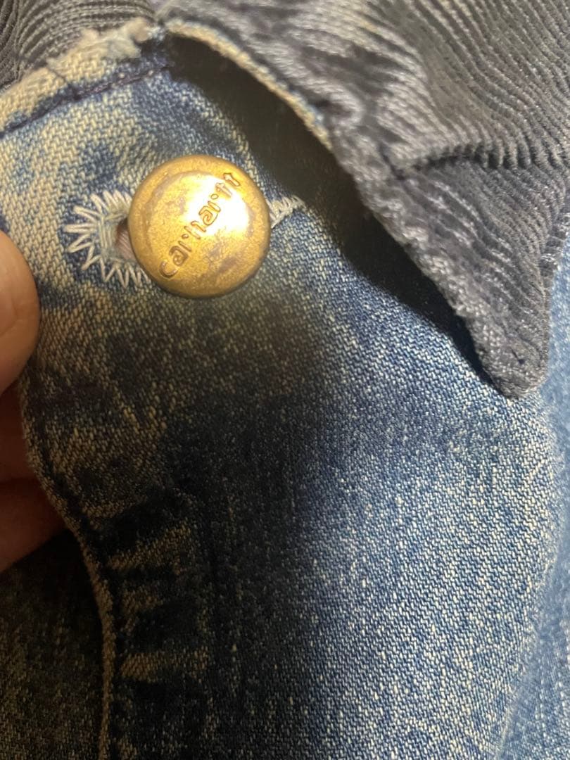 カーハート　チョアコート　デニム ボロ