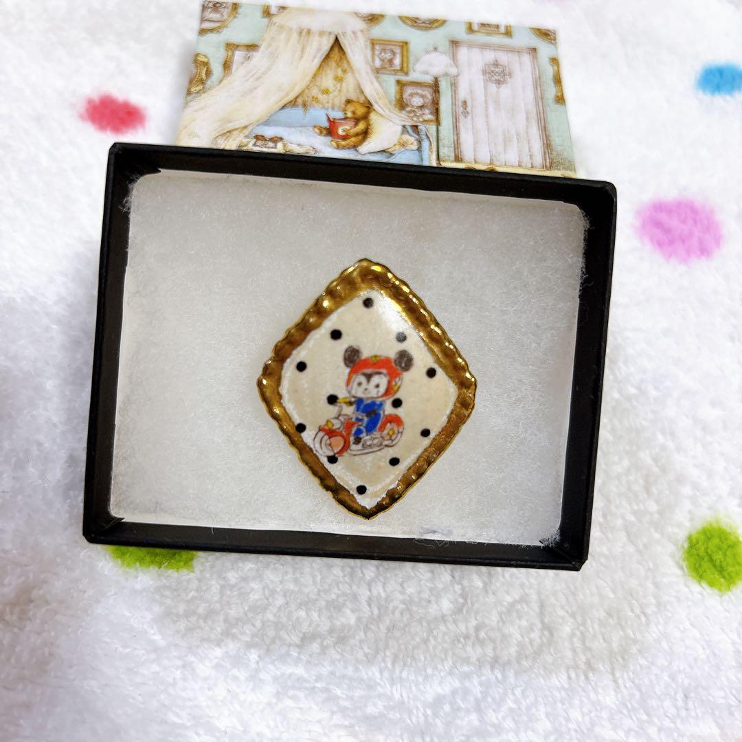 未使用＊フランシュリッペ＊イベント限定ブローチ＊リッペマンション＊ネズミ＊バイク