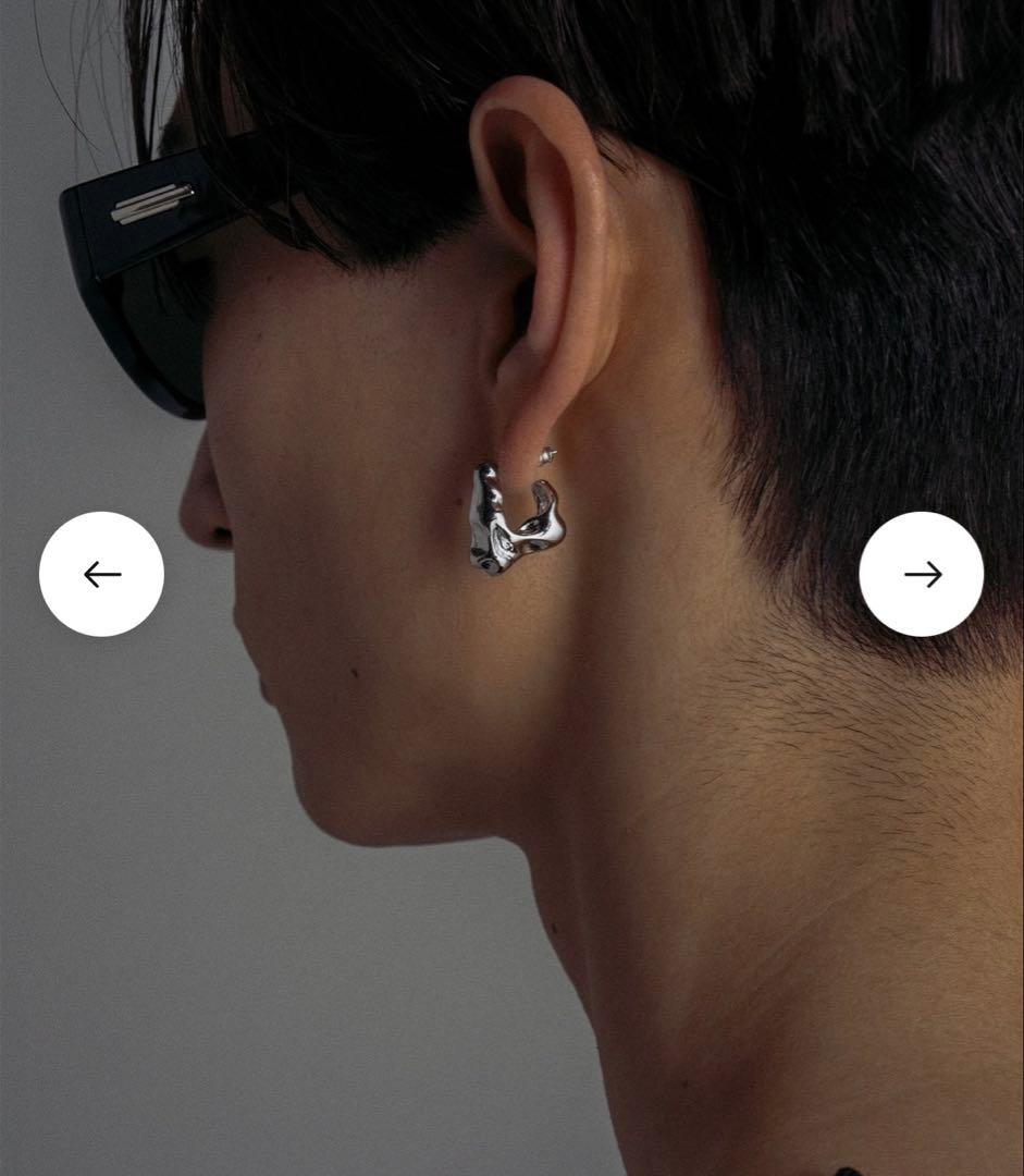 Jentlouis シルバー　ピアス　両耳