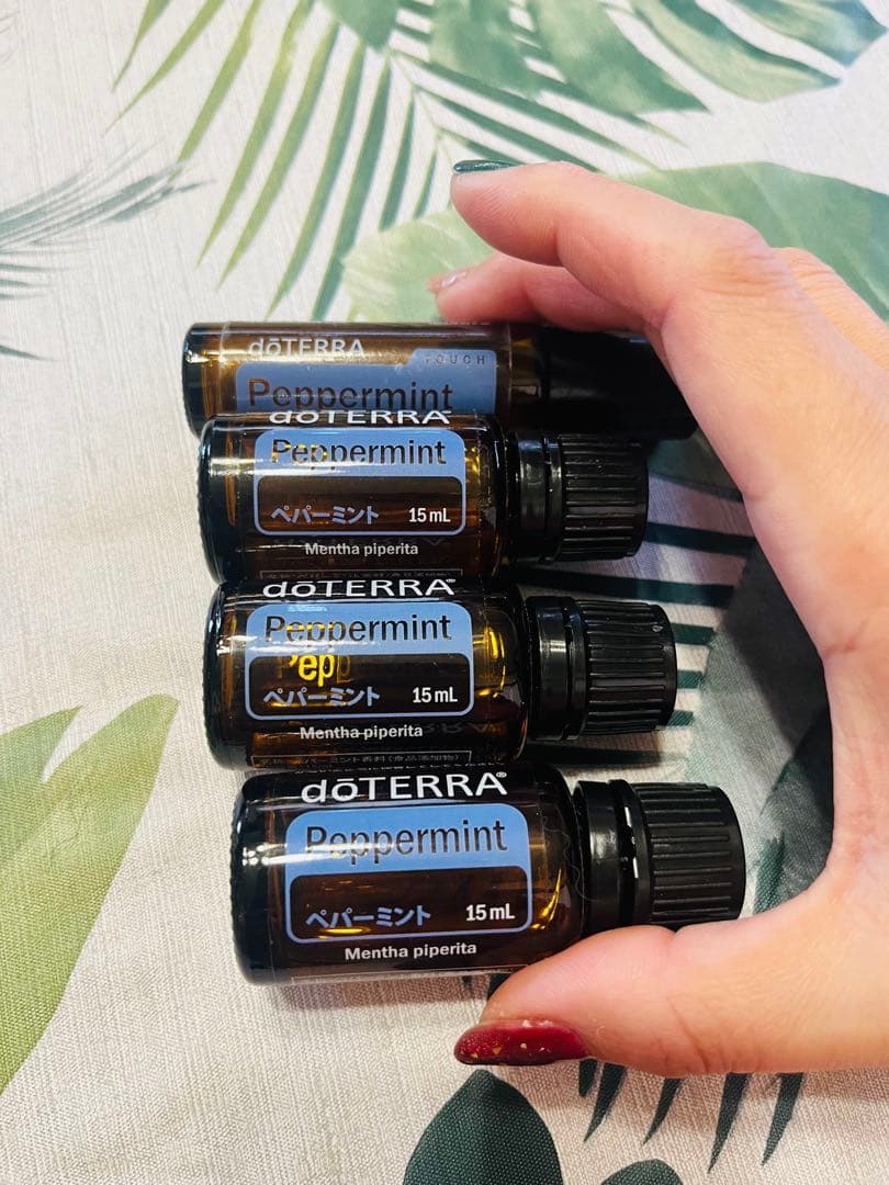 doTERRA ペパーミント エッセンシャルオイル セット 15ml3本＋おまけ