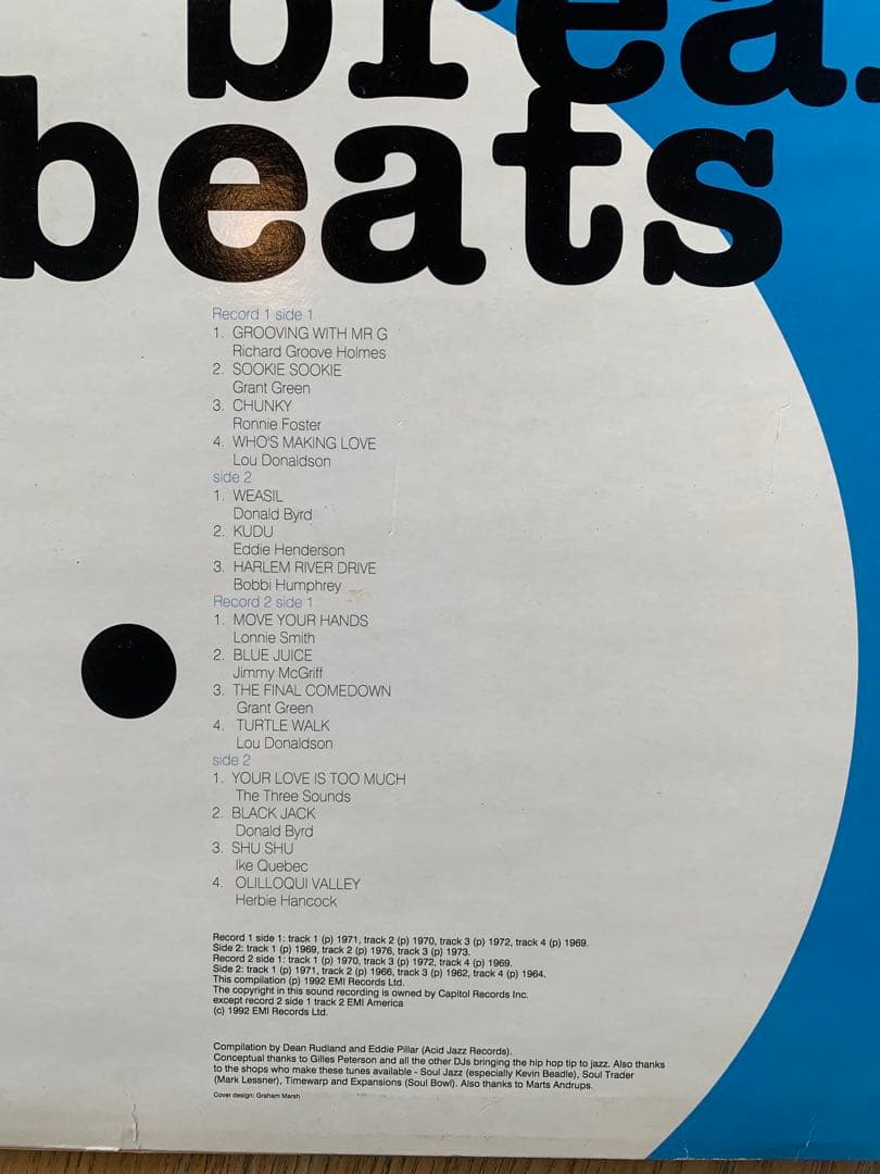 blue break beats 2LP×4枚セット サンプリングソース ネタ