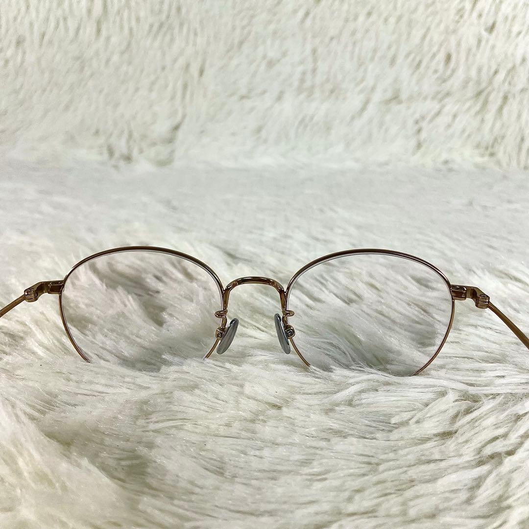 極美品　ミエルPro　メガネ・老眼鏡　MR002-TO　べっ甲柄ゴールドフレーム