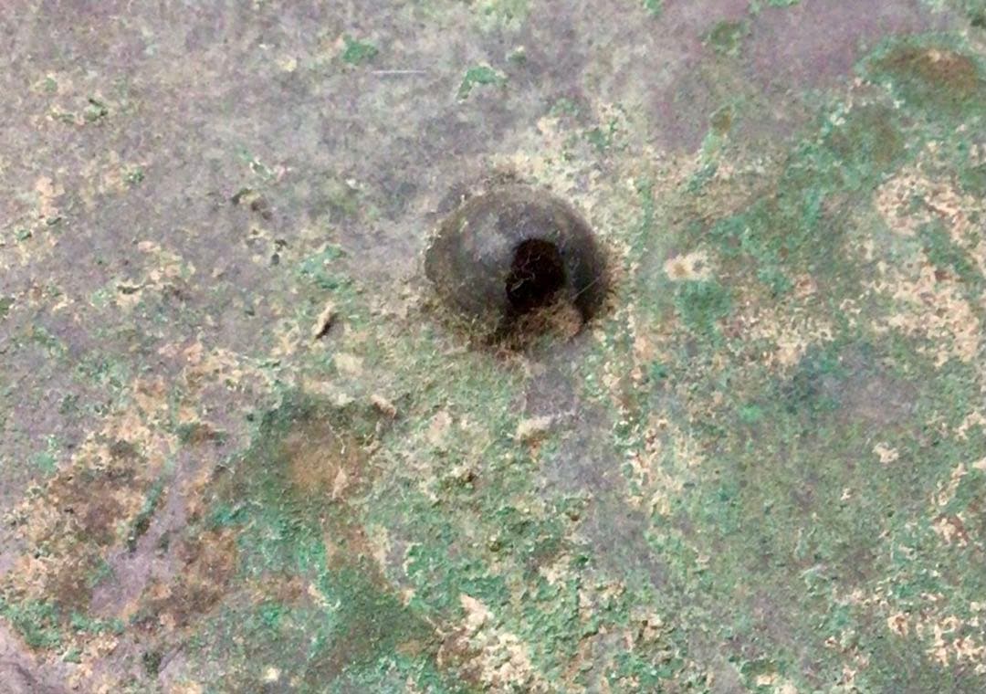 Hourei 　青銅製 素文鏡（半球鈕）朝鮮半島古墳期（4〜5 世紀頃）