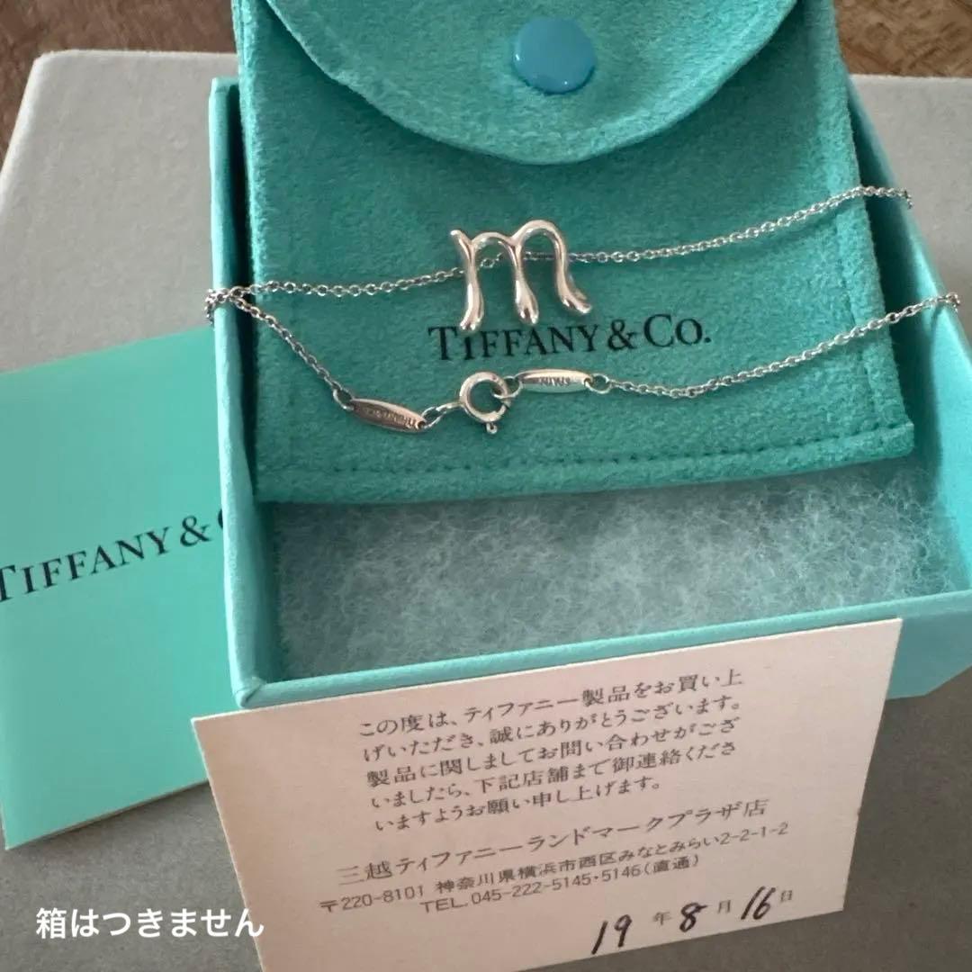 値下げ価格！ティファニー ♡ 希少レター イニシャル M ネックレス 925