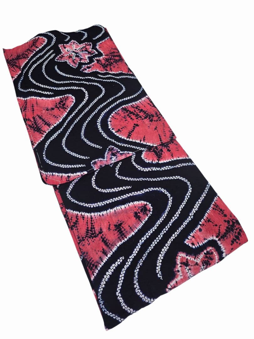 【24時間以内発送】 夏物 浴衣 有松鳴海絞り 新品未使用 竜田川 綿