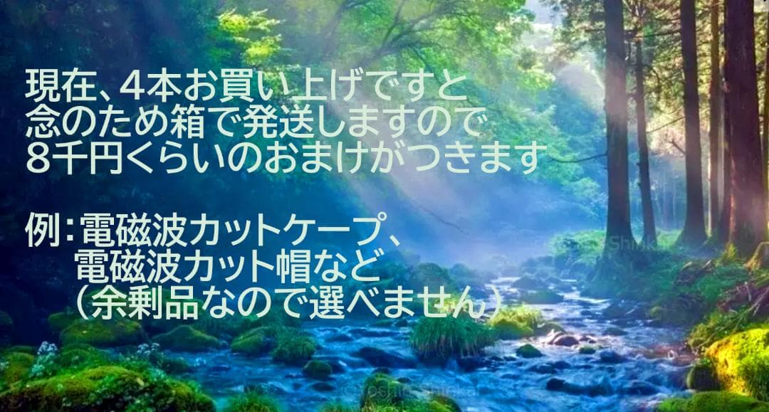 エリス✨✨特典付電磁波防止✨本物CMCペンダントUSA版　4本お値引き