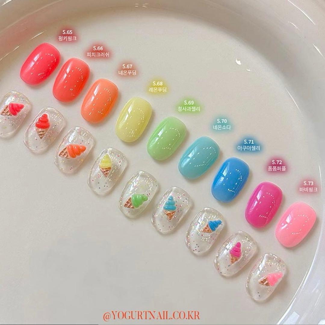 YOGURTNAIL ヨーグルトネイル　ネオンカラー10色セット