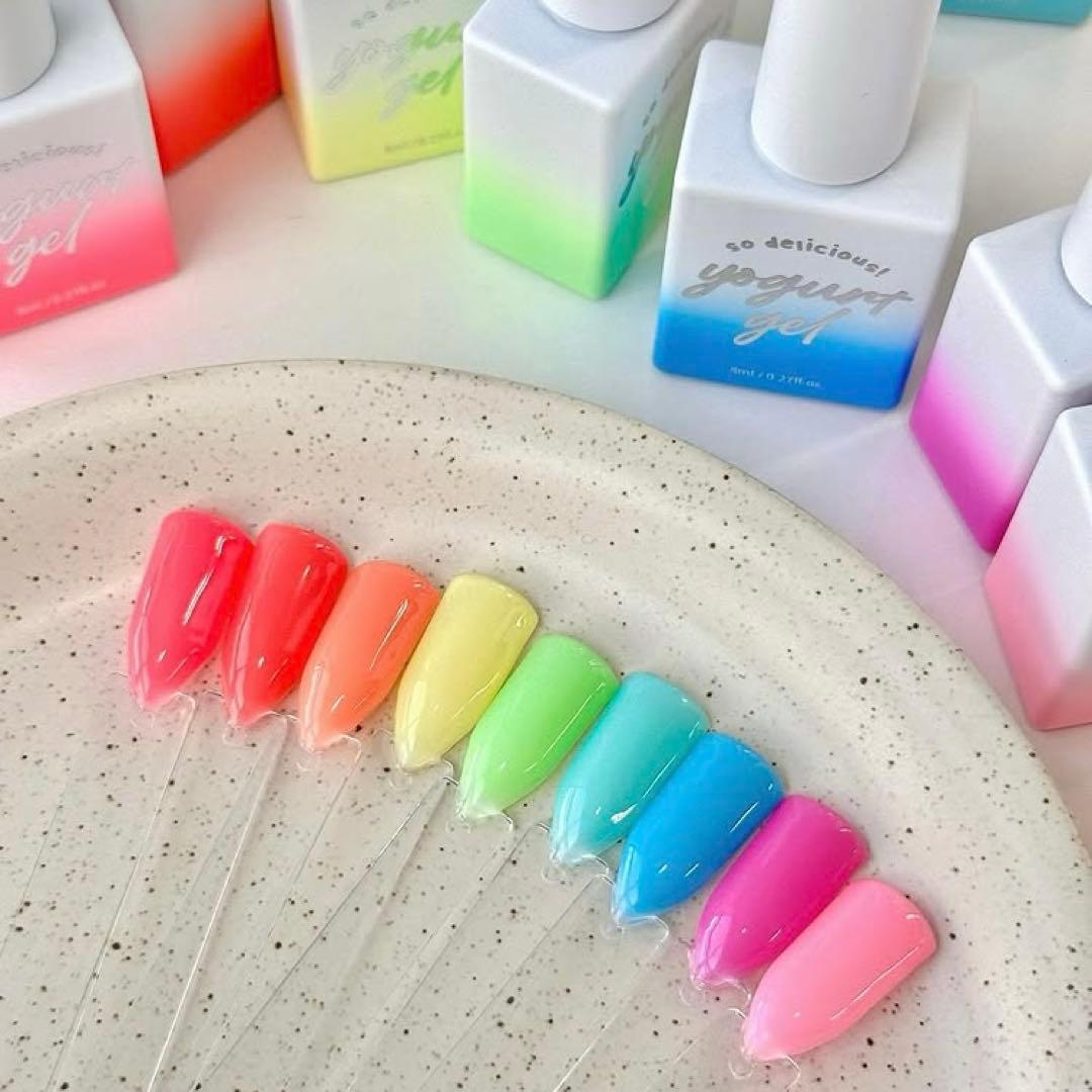 YOGURTNAIL ヨーグルトネイル　ネオンカラー10色セット