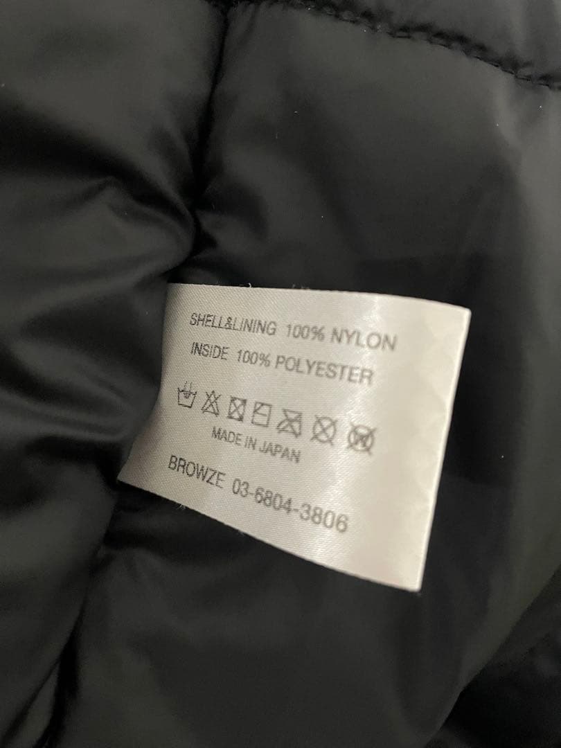 あ*た様 極美品★エンノイ★プロフェッショナルパデットジャケット★黒L