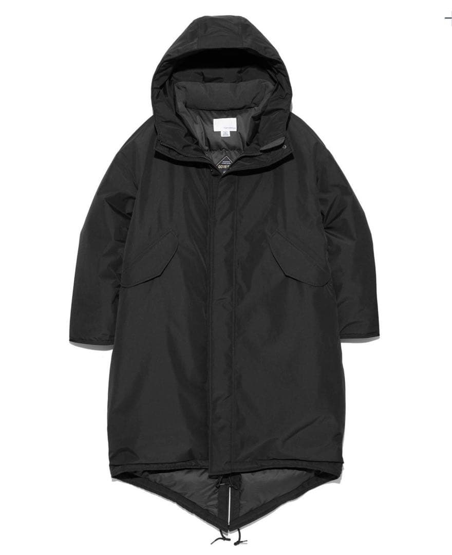 ジャケット・アウター nanamica GORE-TEX Long Down Coat BLACK L