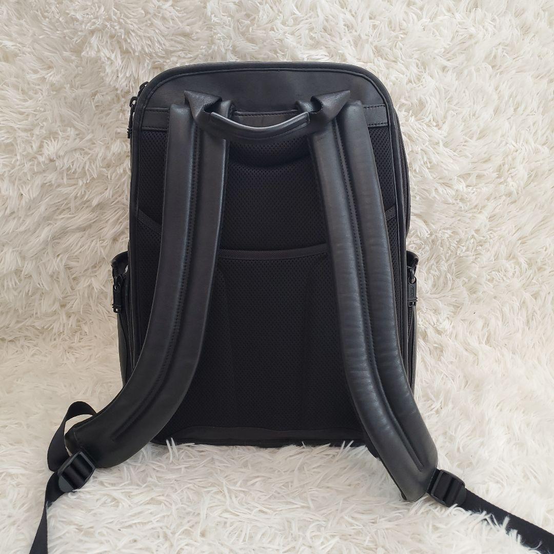 ⭐良品⭐TUMI ブラック オールレザー ビジネスバッグ バックパック