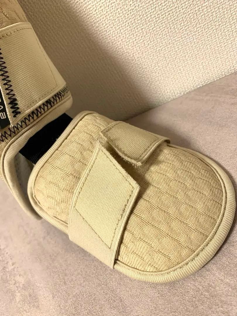 【美品✨】エボシールド　エルボーガード＆レッグガード　カラー:サンド　右打者用