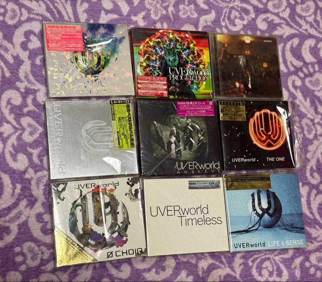 UVERworld DVD5枚 アルバム9枚シングル25枚 計39枚粗初回限定