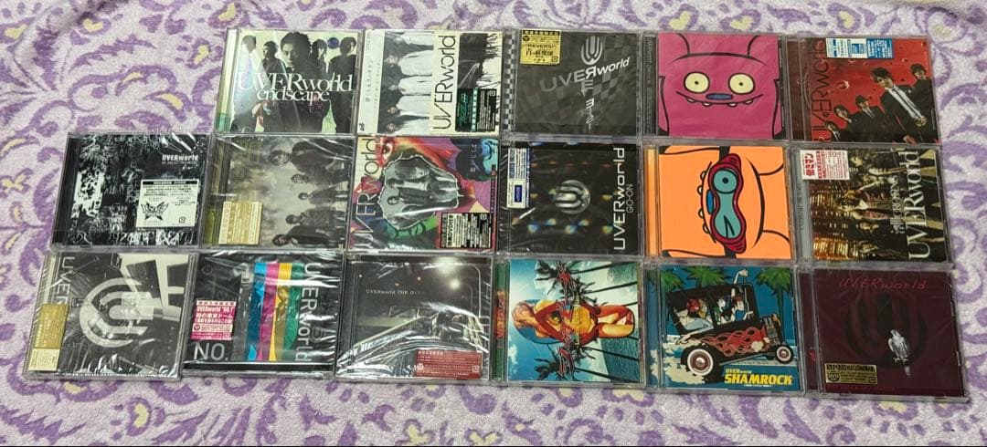 UVERworld DVD5枚 アルバム9枚シングル25枚 計39枚粗初回限定