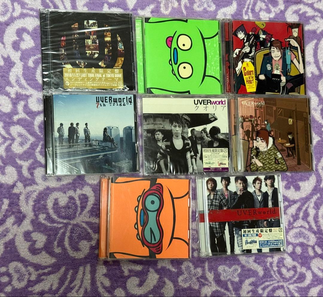 UVERworld DVD5枚 アルバム9枚シングル25枚 計39枚粗初回限定