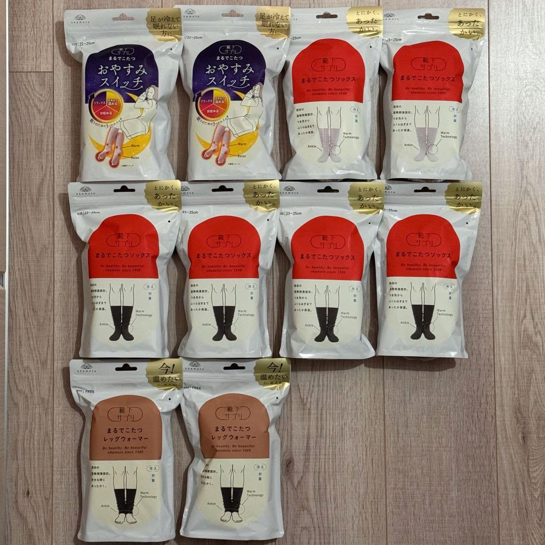 靴下サプリ　まるでこたつおやすみスイッチ　まるでこたつソックス　レッグウォーマー