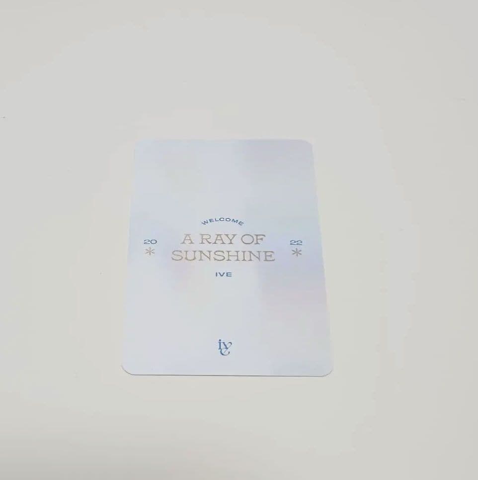 ive 2022 welcome package ウォニョン トレカ