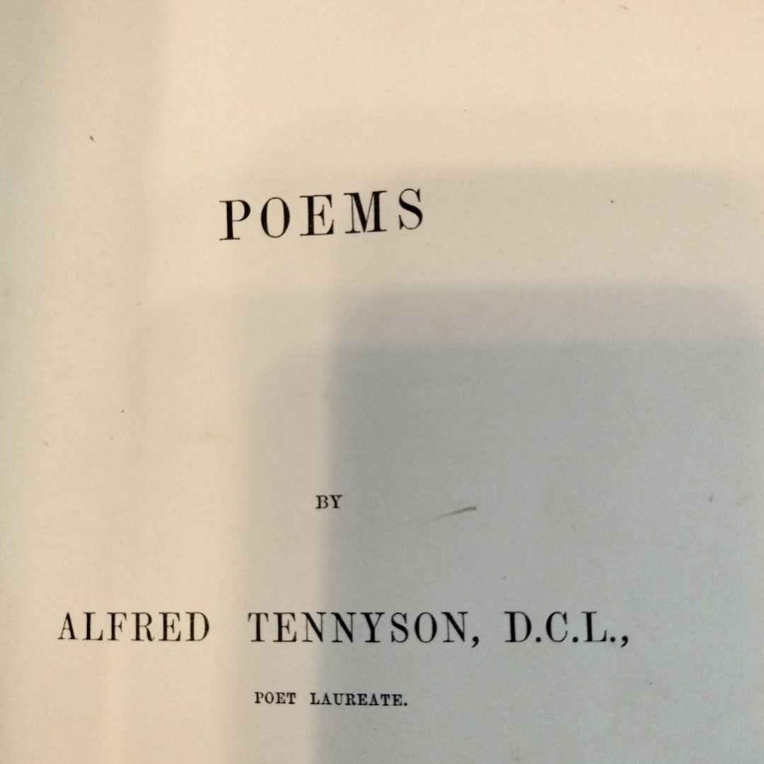 アート・デザイン・音楽 POEMS BY ALFRED TENNYSON