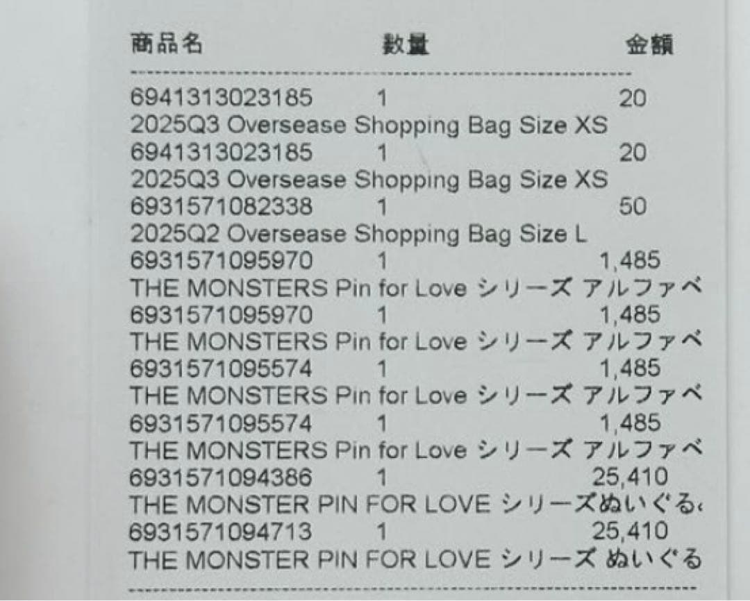 POPMART PIN FOR LOVE ラブブ イニシャル Ｙセット