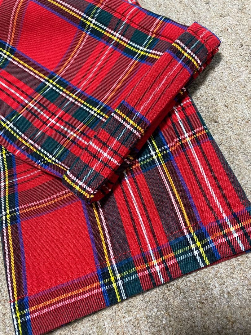 ★極上‼️神サイズ★チェック ワーク 32  STEWART 17AW