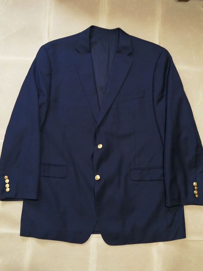 h*o様 90's美品 RALPH LAUREN　XLサイズ 　紺ブレ　肩パット