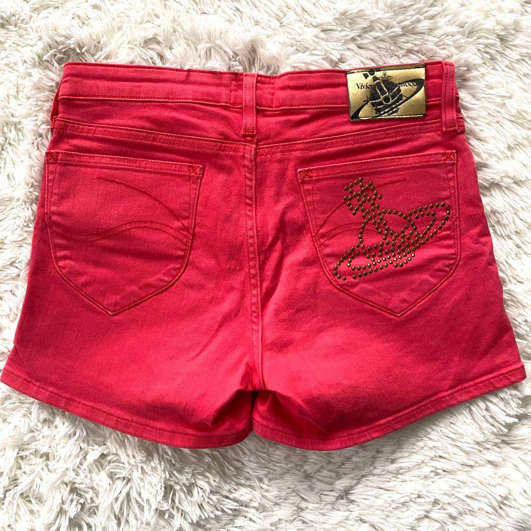 【美品】ヴィヴィアンウエストウッド× Lee ハーフパンツ ビッグオーブ y2k