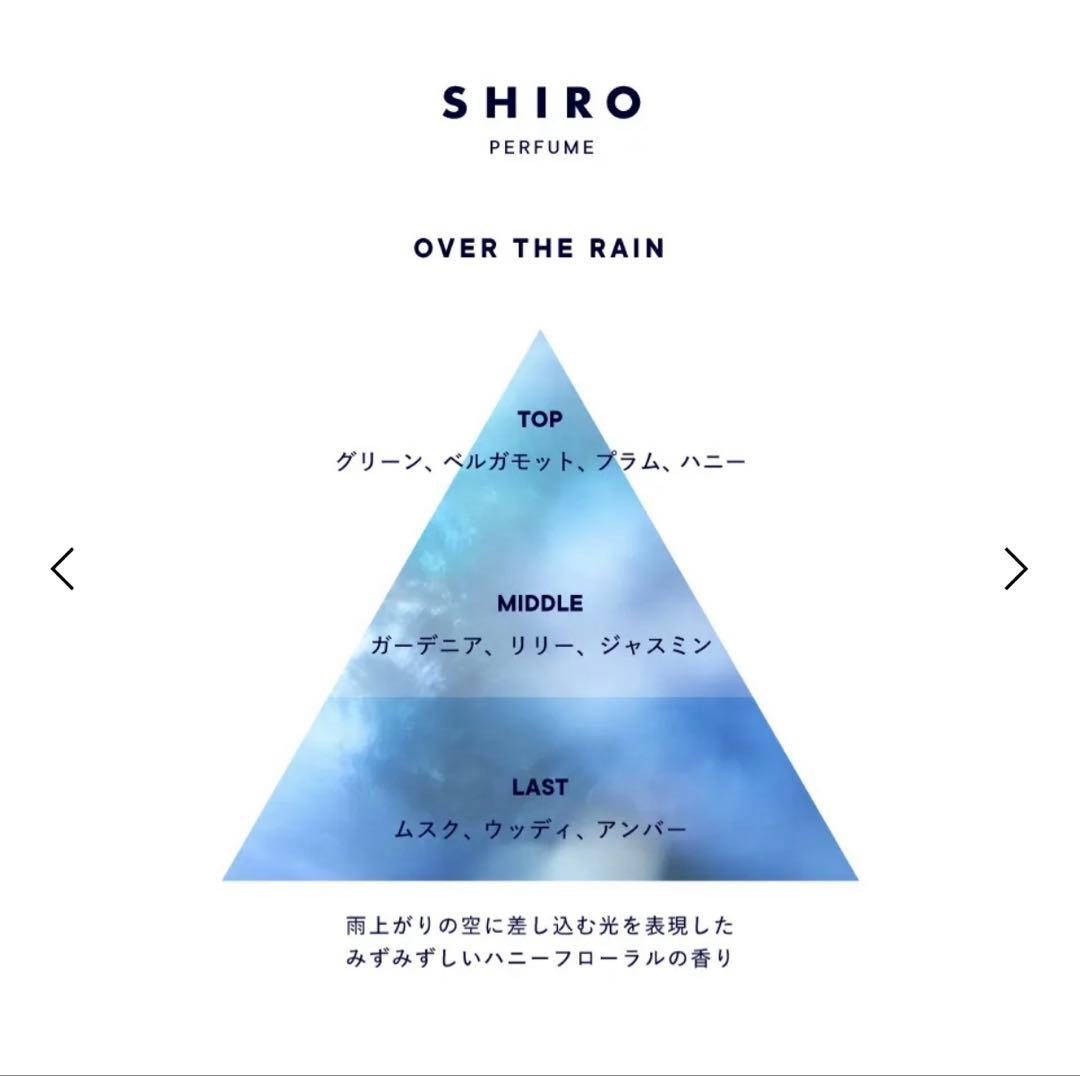 shiro ◎ over the rain オードパルファン