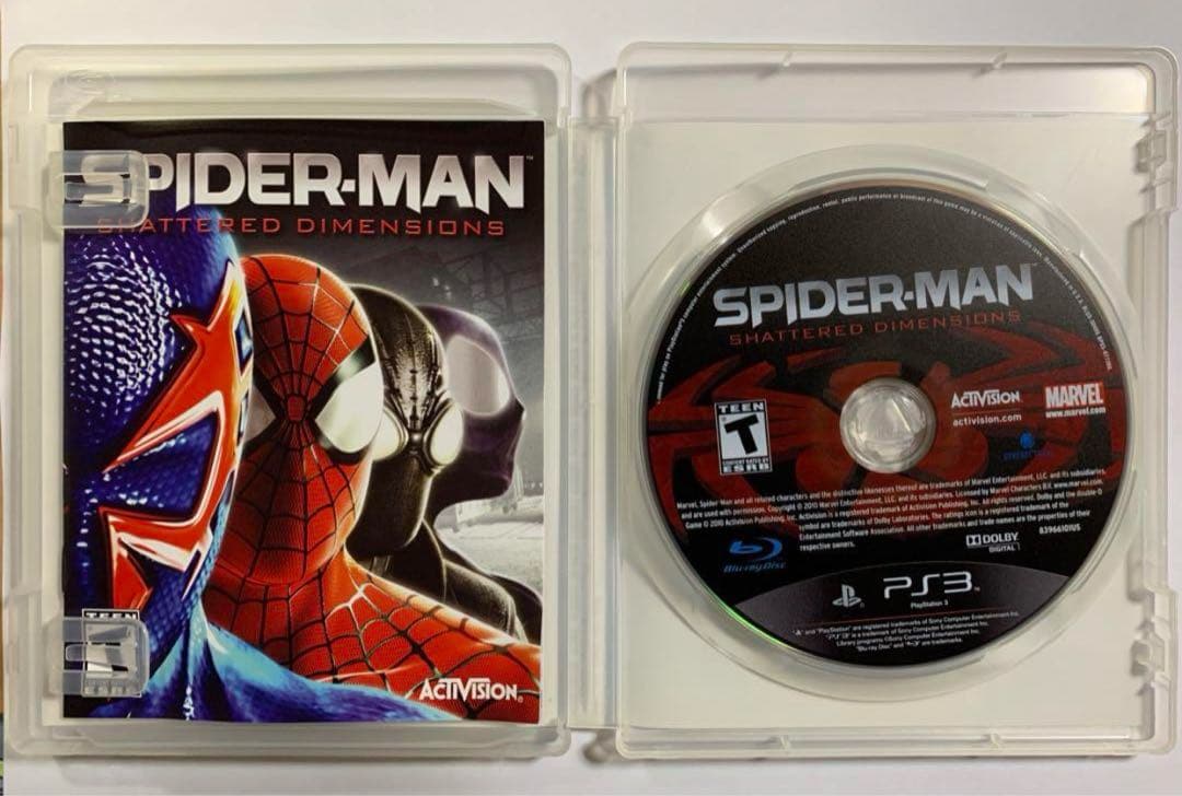 スパイダーマン ゲームソフト ２つ