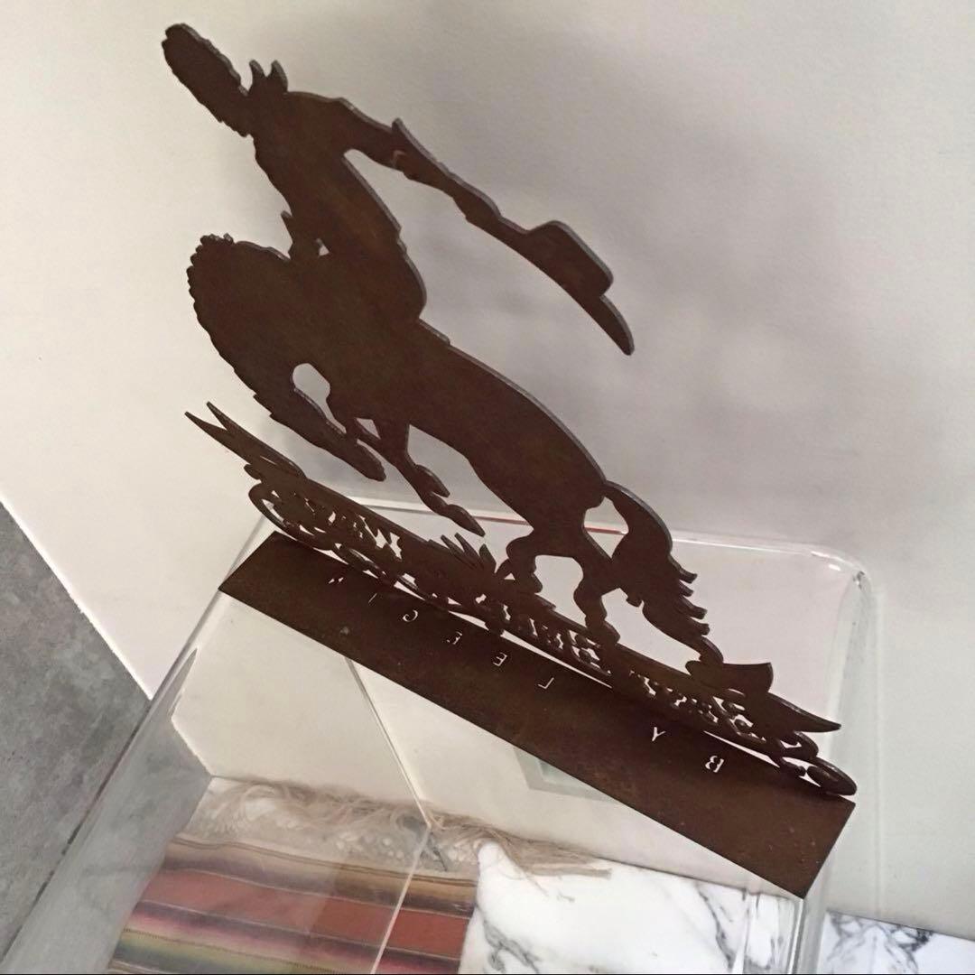 ビンテージ カウボーイ 鉄製 看板 ディスプレイ Cowboy