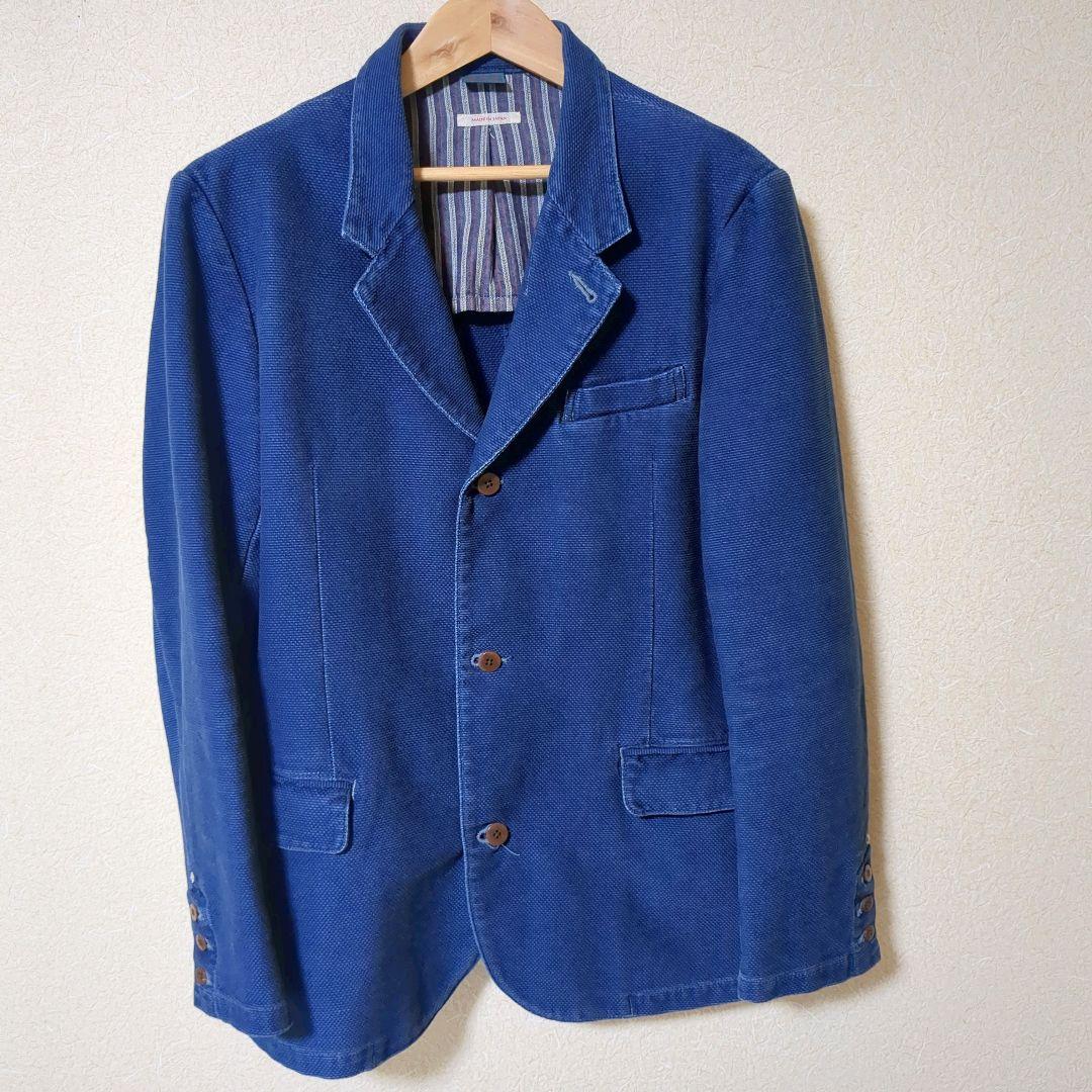 備中倉敷工房 エターナル 93217 刺し子 テーラードジャケット L