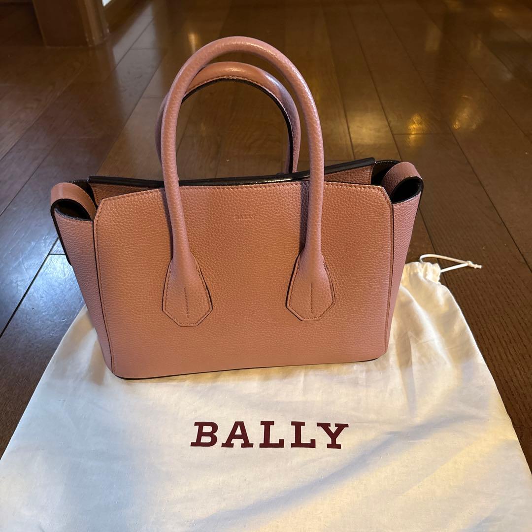 バリーピンク レザー ハンドバッグ