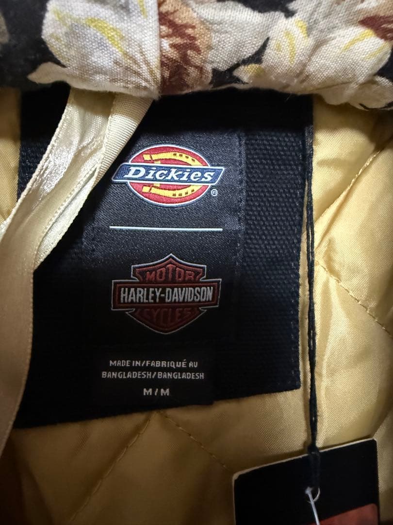 Dickies Harley-Davidson ベスト M ブラック