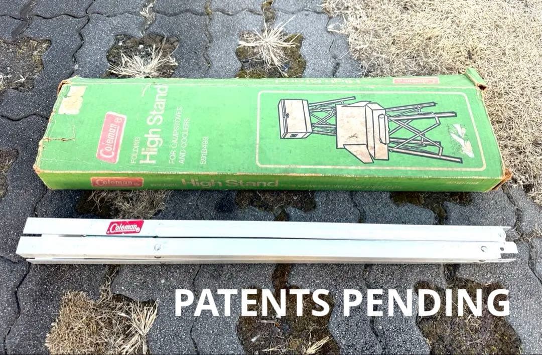 【パテペン】コールマン：フォールディングアルミハイスタンド（1960年代）