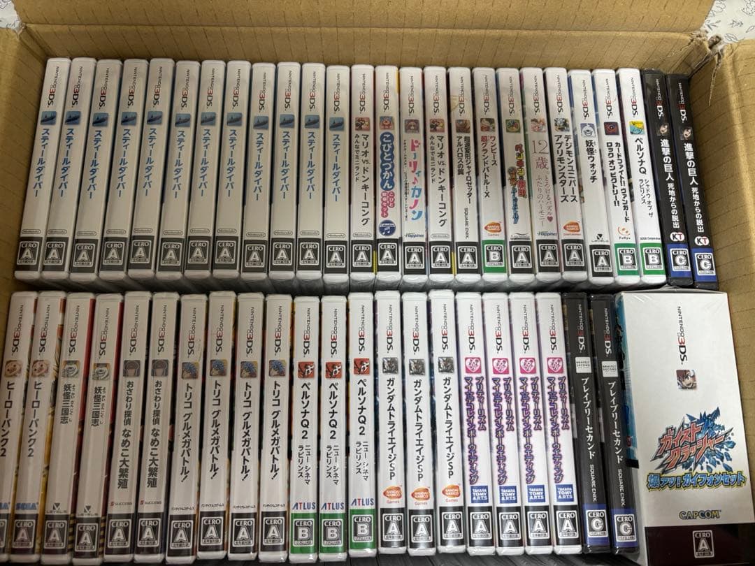 75本新品未開封★まとめ売り★3DS ソフト モンスターストライク　など
