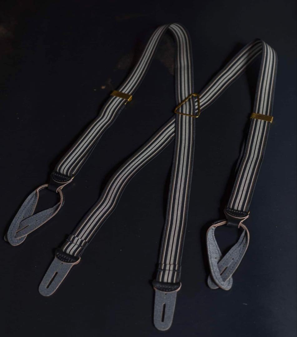 T.T taiga takahashi サスペンダー タイガ タカハシ 黒