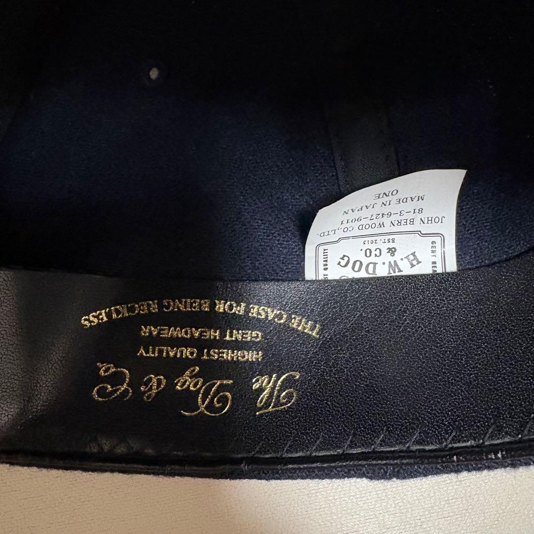 THE H.W.DOG&CO ベースボールキャップ　ネイビー