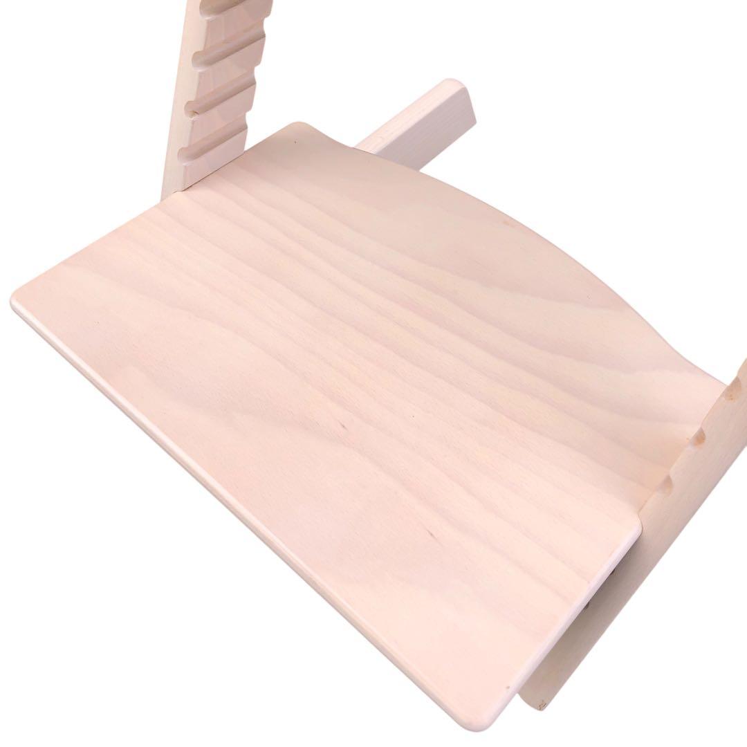 【組み立てたまま発送】美品! ストッケ トリップトラップ ホワイトウォッシュ