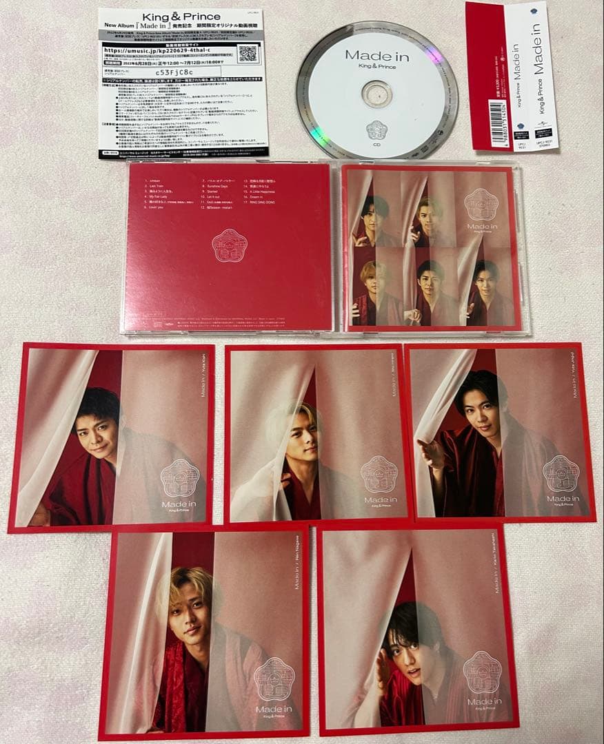 King & Prince　アルバム ライブDVD