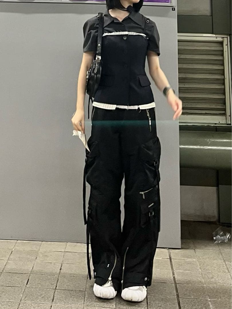 パンツ PRANK PROJECT Many Pocket Zip Pants 36