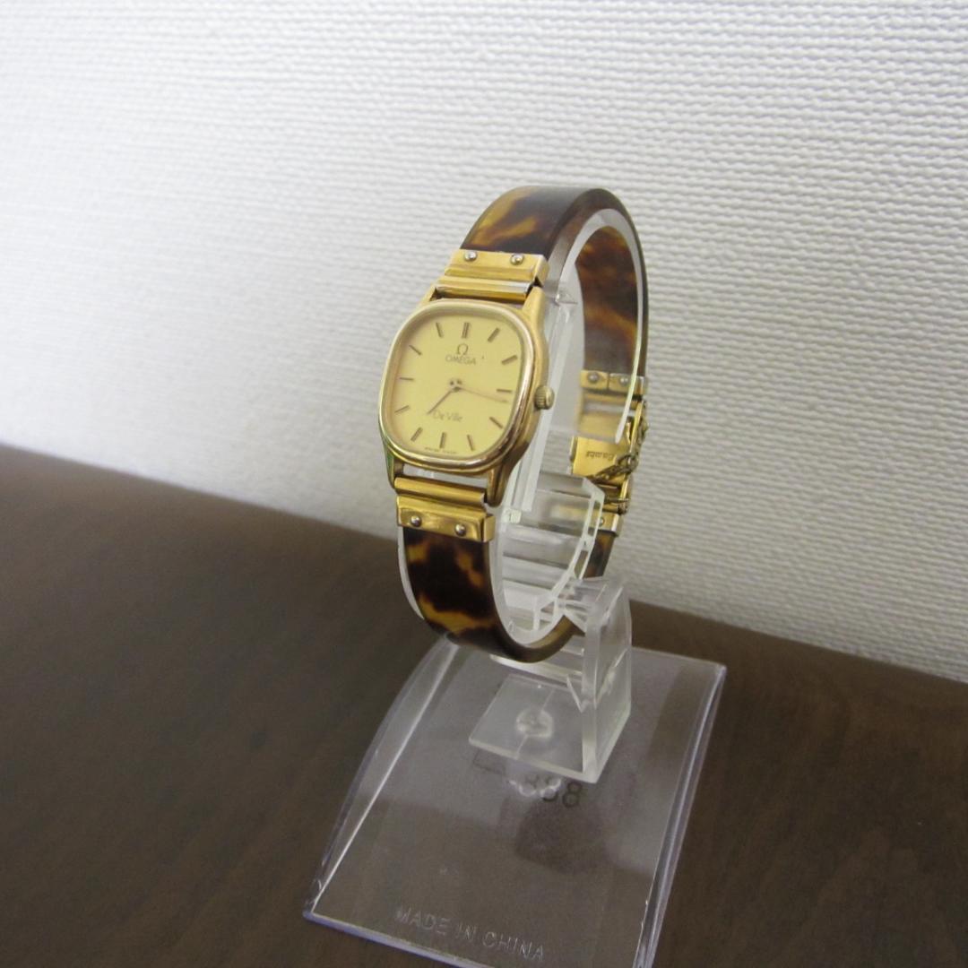 ☆電池交換済☆オメガ　デビル　1450　クォーツ　時計　腕時計　レディース#27