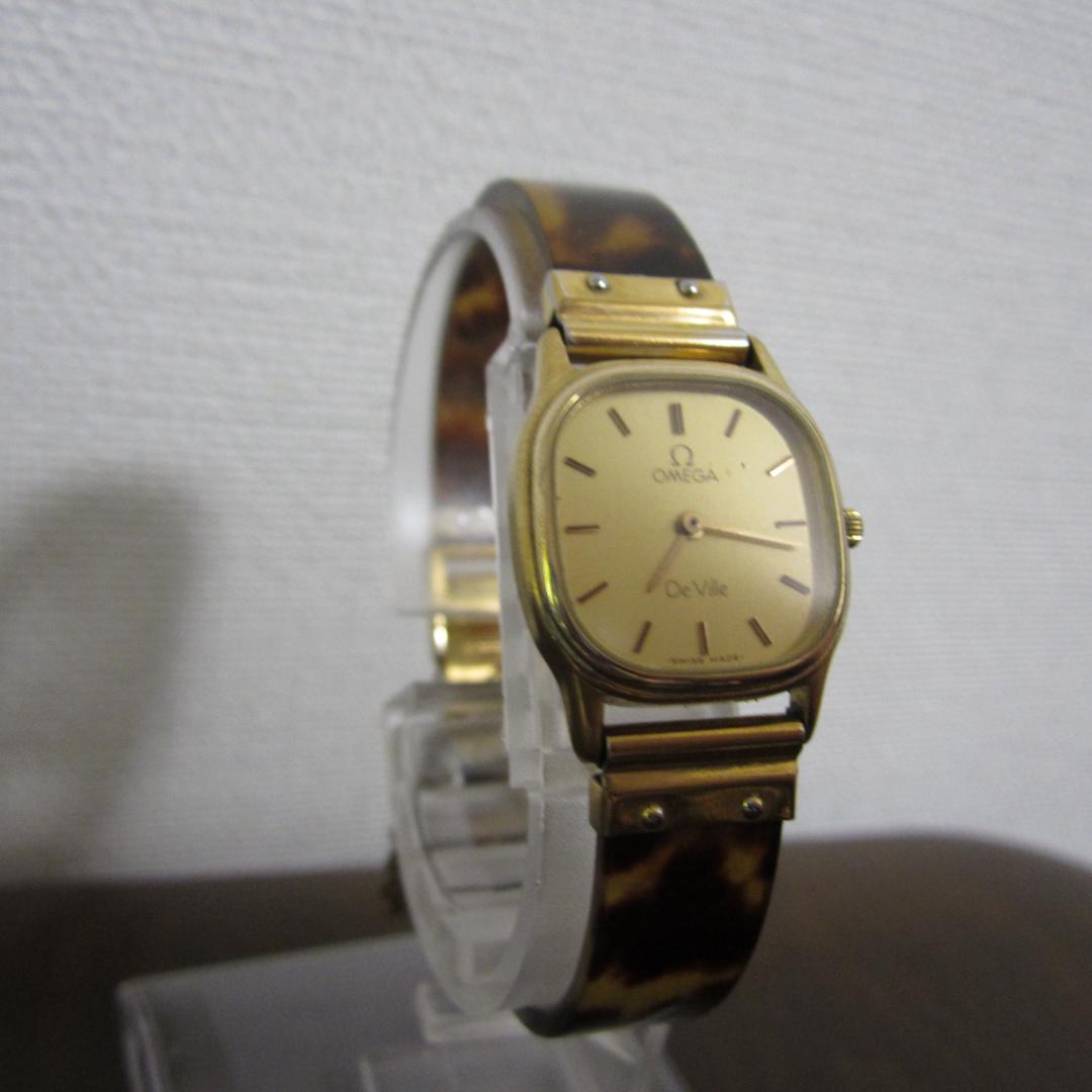 ☆電池交換済☆オメガ　デビル　1450　クォーツ　時計　腕時計　レディース#27