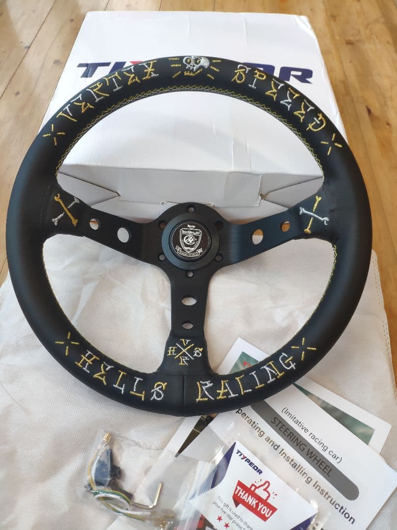 新品・未使用 VERTEX SPEEED 刺繍 革 シルバー＆ゴールド