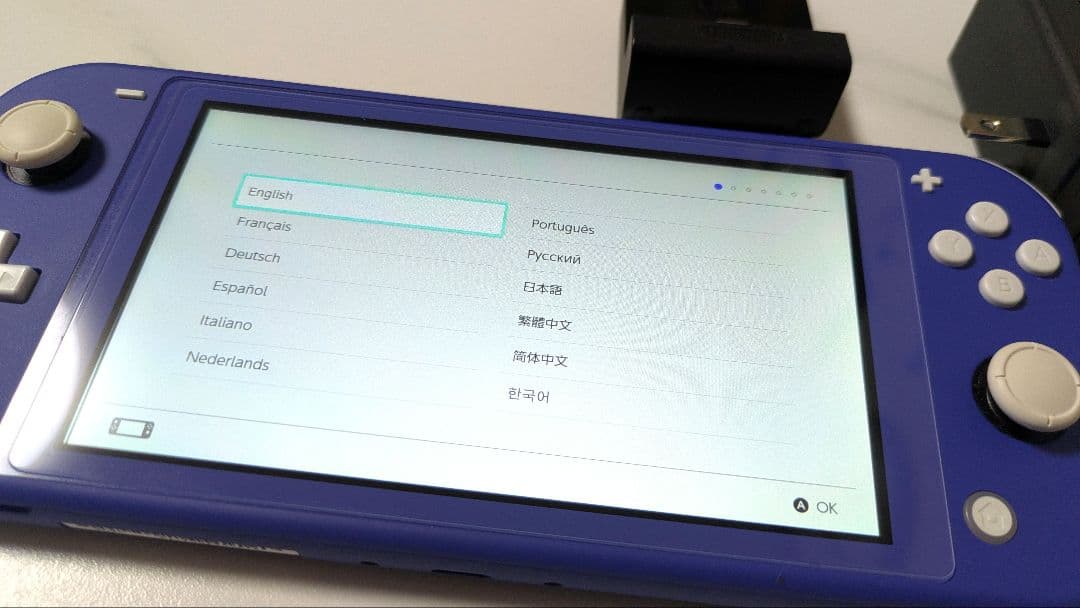 Nintendo Switch Lite ブルー 本体 充電スタンド