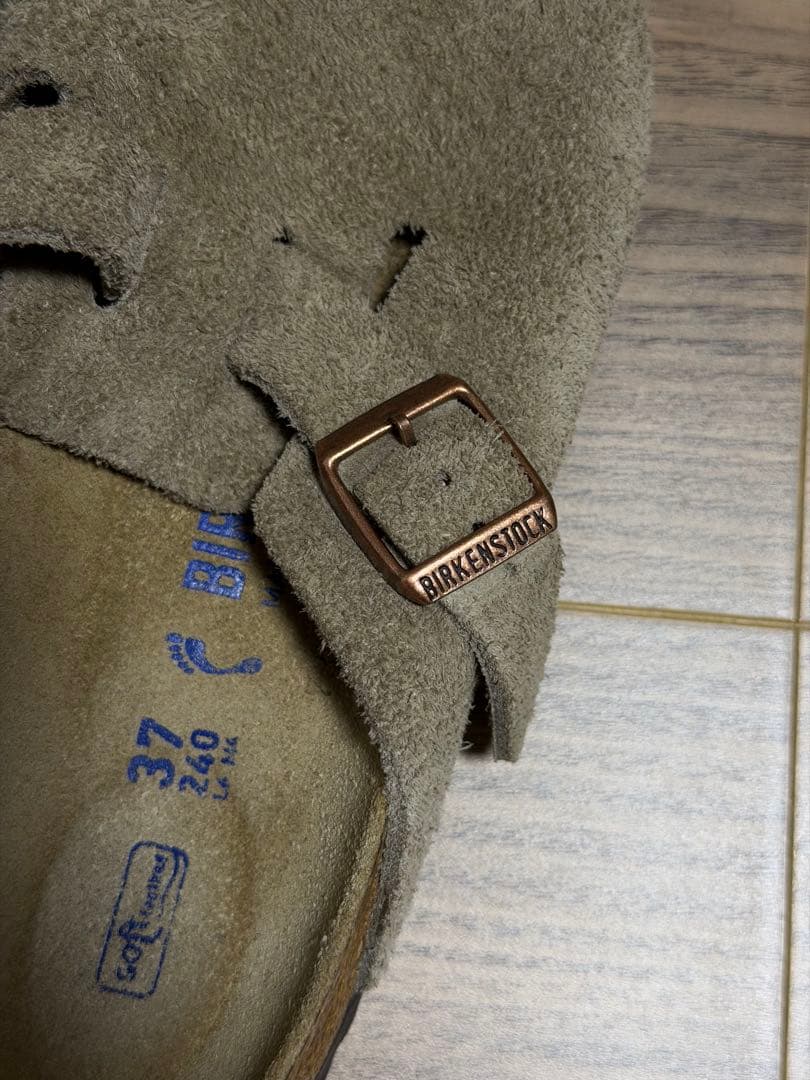 BIRKENSTOCK ベージュ サボサンダル 37