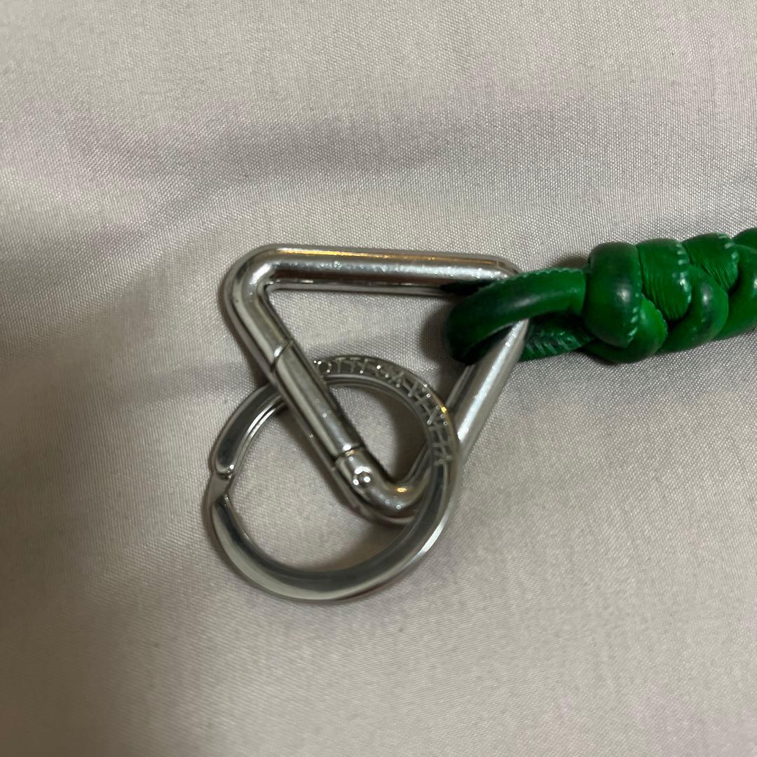 BOTTEGA VENETA 緑色 キーホルダー